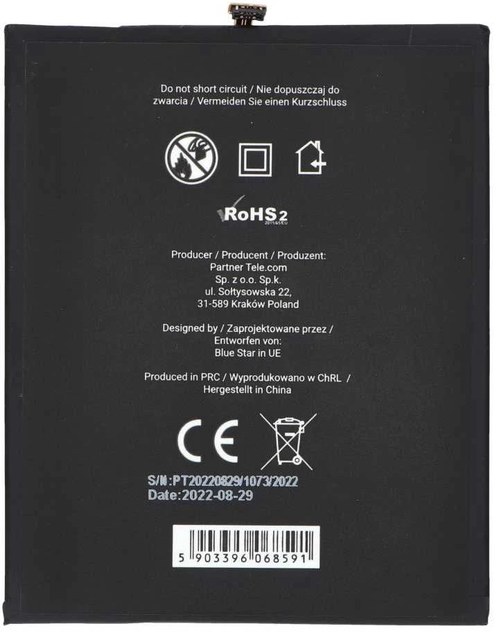 BlueStar „Blue Star Mėlynas STAR PREMIUM“ baterija, skirta SAMSUNG A20 / A30 / A30S / A50, 4000 mAh