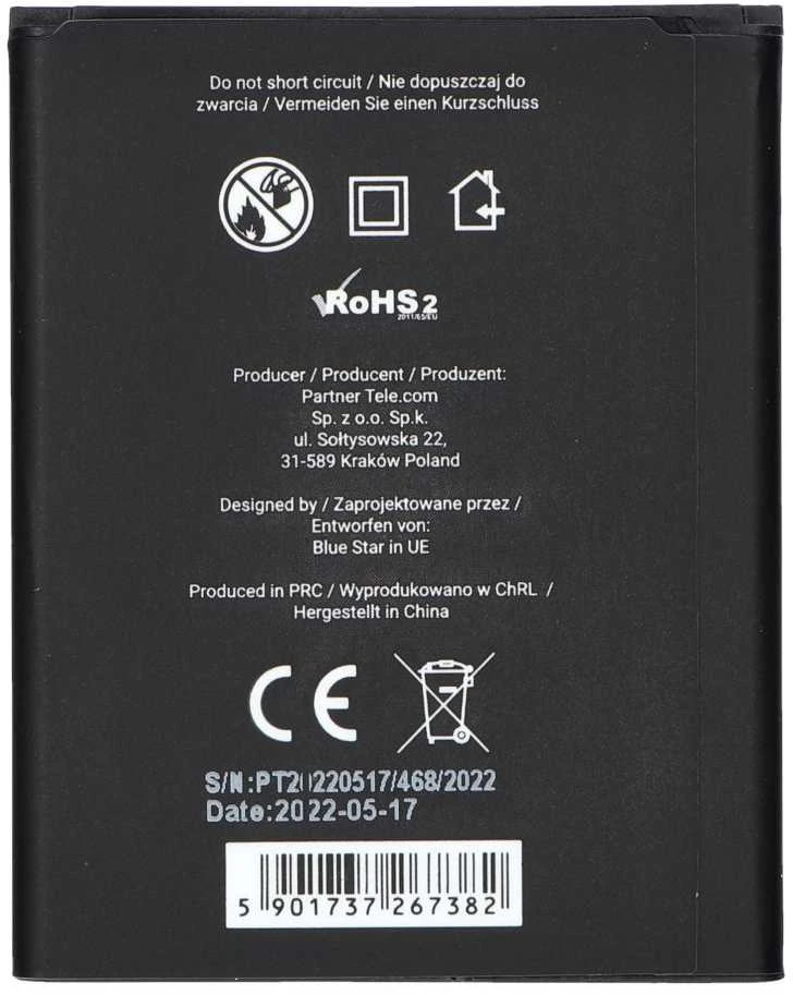 BlueStar „Blue Star Mėlynas STAR PREMIUM“ baterija, skirta „SAMSUNG Galaxy Grand I9082 / Galaxy Grand Neo I9060“, 2500 mAh