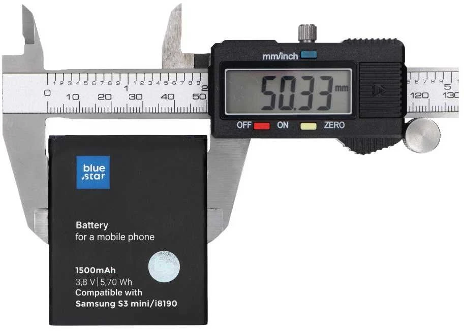 BlueStar Blue Star Mėlynas STAR PREMIUM baterija, skirta Samsung S3 Mini I8190 1500 mAh