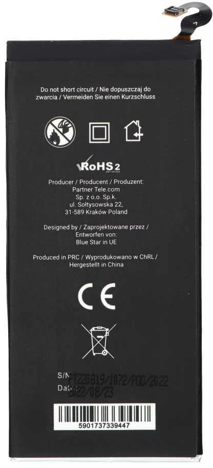 Blue Star PREMIUM baterija skirta Samsung Galaxy S6 2550 mAh Li-Ion 