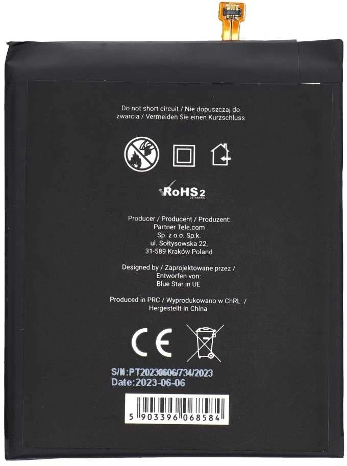 BlueStar „Blue Star Mėlynas STAR PREMIUM“ baterija, skirta „Samsung A51“, 4000 mAh