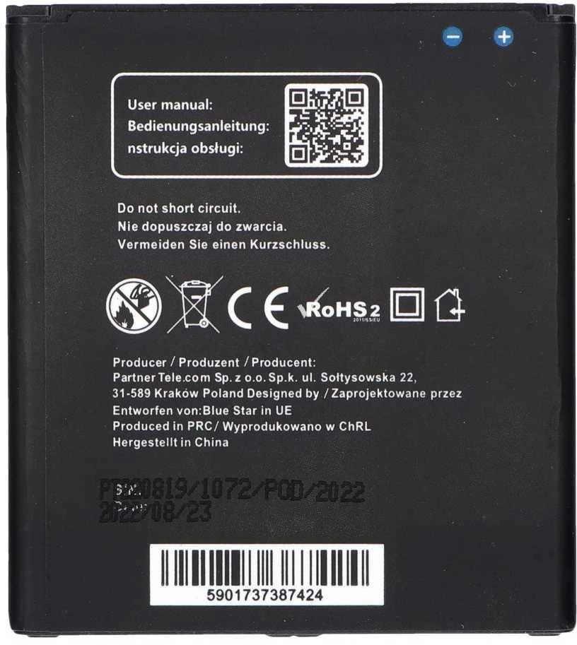 BlueStar Blue Star Mėlynas STAR PREMIUM baterija, skirta SAMSUNG S4 I9500 2700 mAh