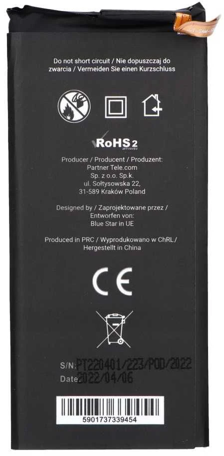 BlueStar Blue Star Mėlynas STAR PREMIUM baterija, skirta SAMSUNG S6 Edge 2600 mAh