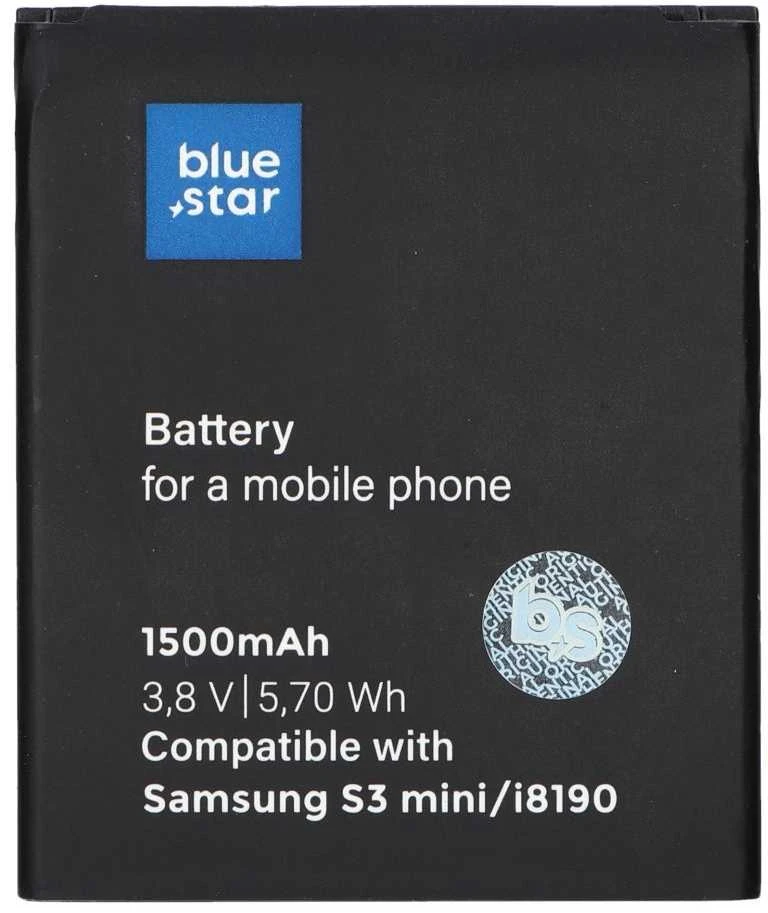 BlueStar Blue Star Mėlynas STAR PREMIUM baterija, skirta Samsung S3 Mini I8190 1500 mAh