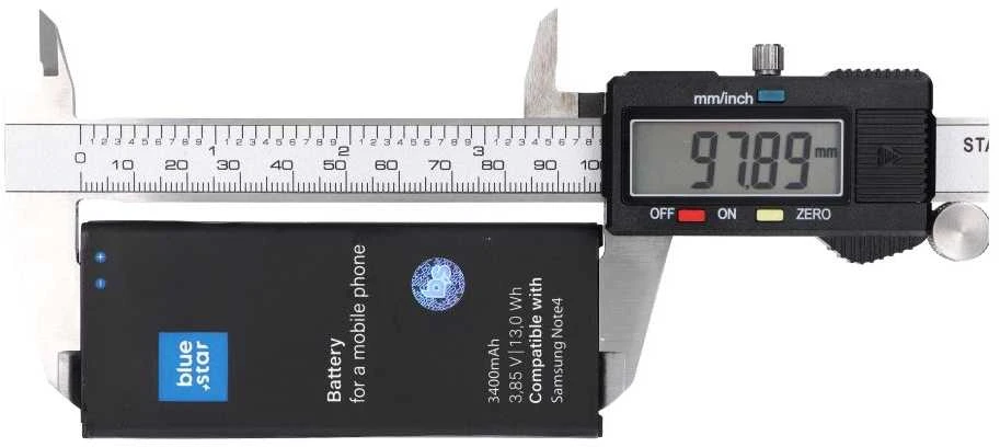 BlueStar Blue Star Mėlynas STAR PREMIUM baterija, skirta SAMSUNG Galaxy Note 4 N910 3400 mAh