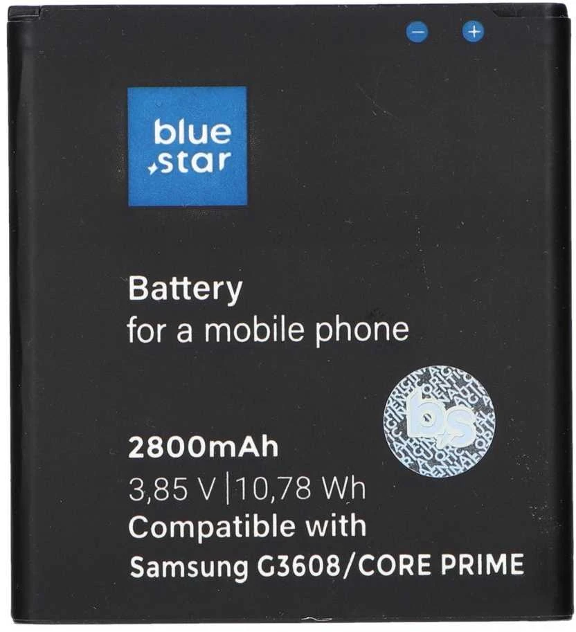 BlueStar Blue Star Mėlynas STAR PREMIUM baterija, skirta SAMSUNG Core Prime G3608 G3606 G3609 2800 mAh