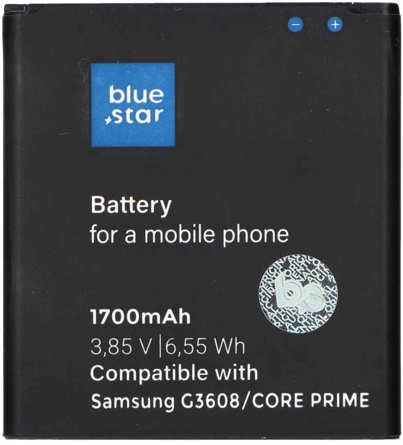 BlueStar Blue Star Mėlynas STAR PREMIUM baterija, skirta SAMSUNG Core Prime G3608 G3606 G3609 1700 mAh