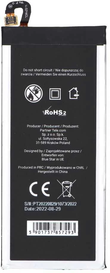 BlueStar „Blue Star PREMIUM“ baterija, skirta „Samsung J5 2017“ / „A5 2017“, 3000 mAh