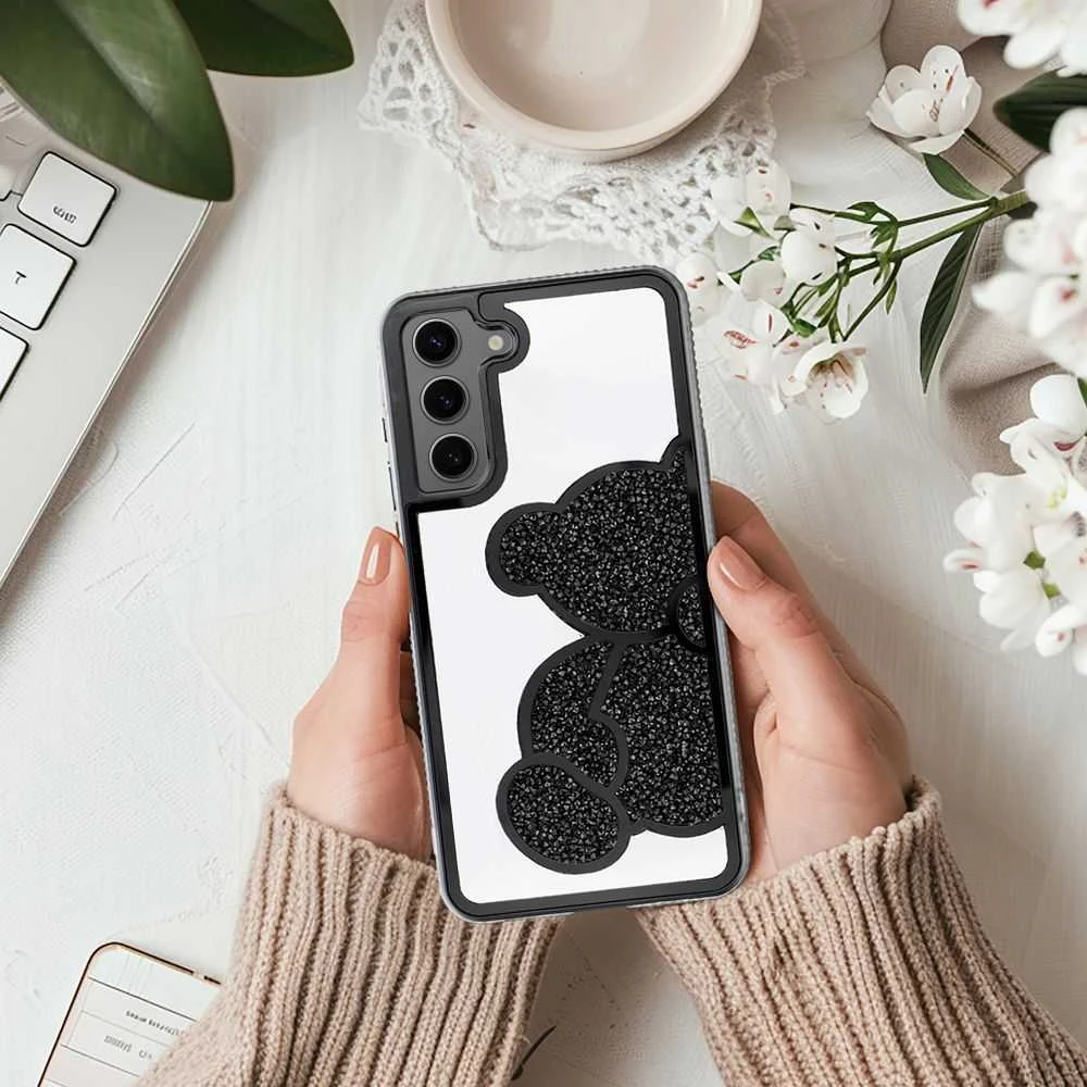 Oem Dėklas na Samsung A37 5G Teddy Bear juoda