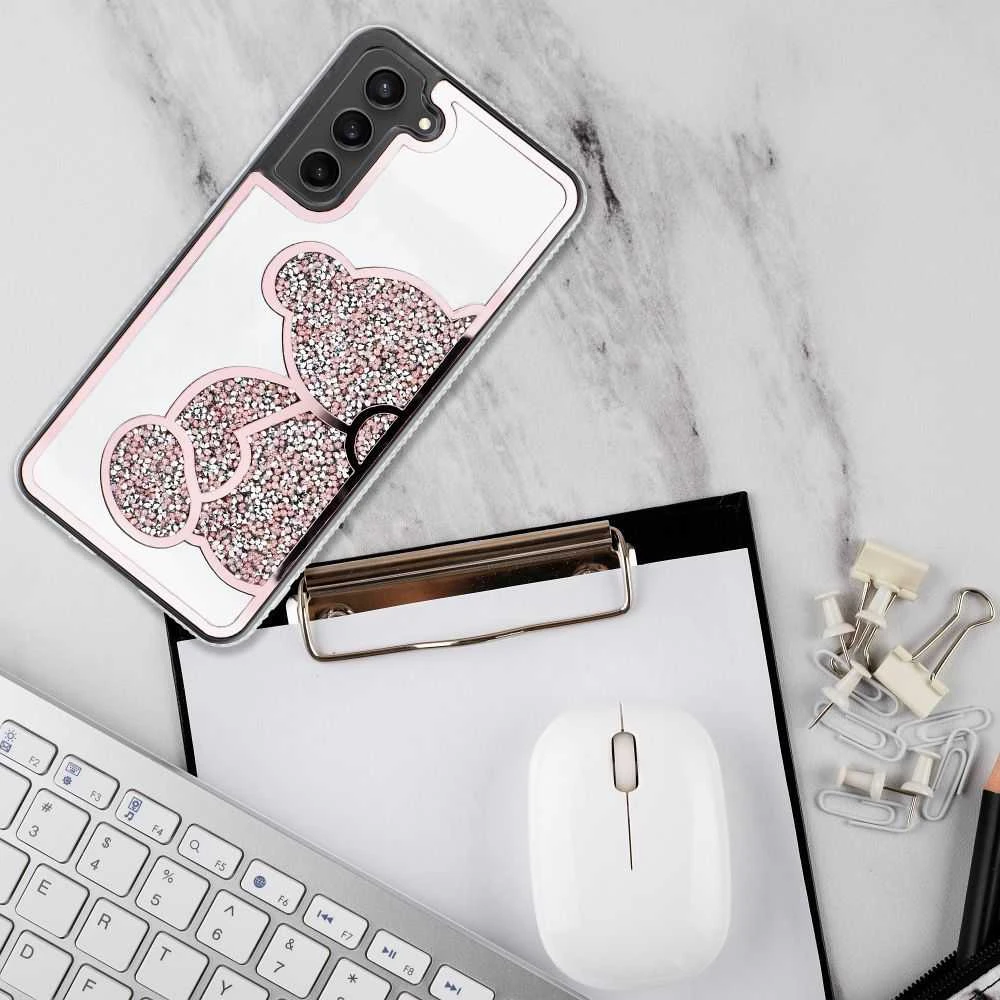 Oem Dėklas na Samsung A37 5G Teddy Bear rožinė
