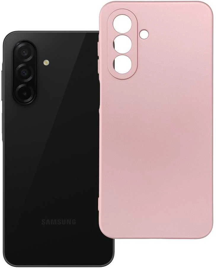 Oem METALLIC Dėklas skirtas Samsung Galaxy A26 5G rožinės spalvos
