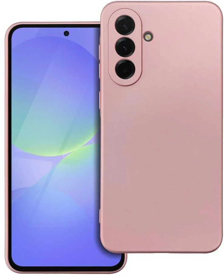 Oem METALLIC Dėklas skirtas Samsung Galaxy A36 5G rožinės spalvos