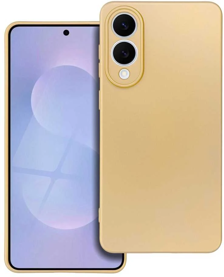 Oem METALLIC Dėklas skirtas Samsung Galaxy S25 Edge aukso spalvos