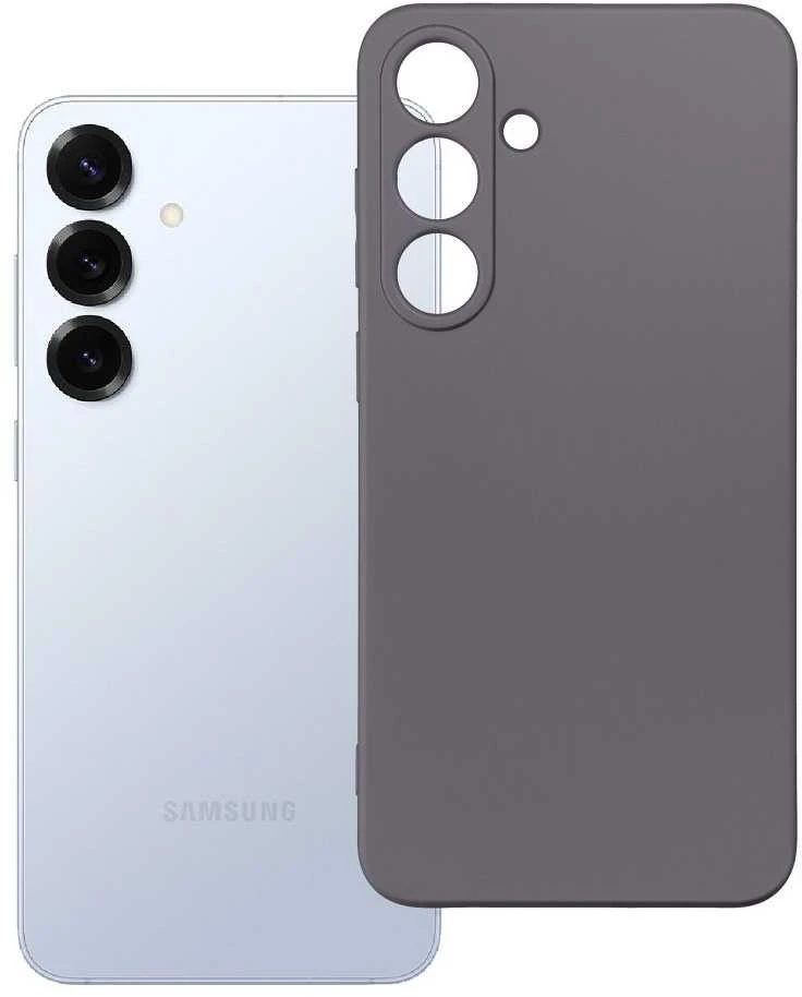 Oem METALLIC Dėklas skirtas Samsung Galaxy S25 Plus pilkos spalvos