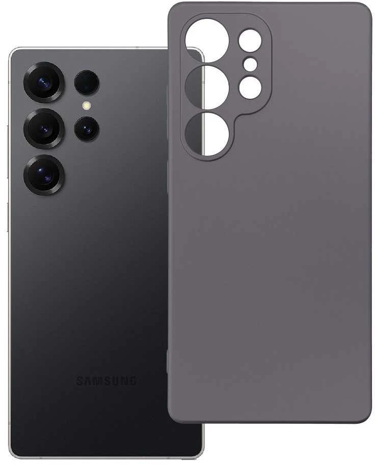 Oem METALLIC Dėklas skirtas Samsung Galaxy S25 Ultra pilkos spalvos