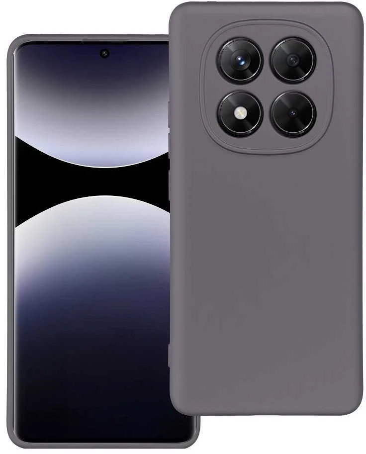 Oem METALLIC Dėklas skirtas Xiaomi Redmi Note 14 Pro 5G pilkos spalvos