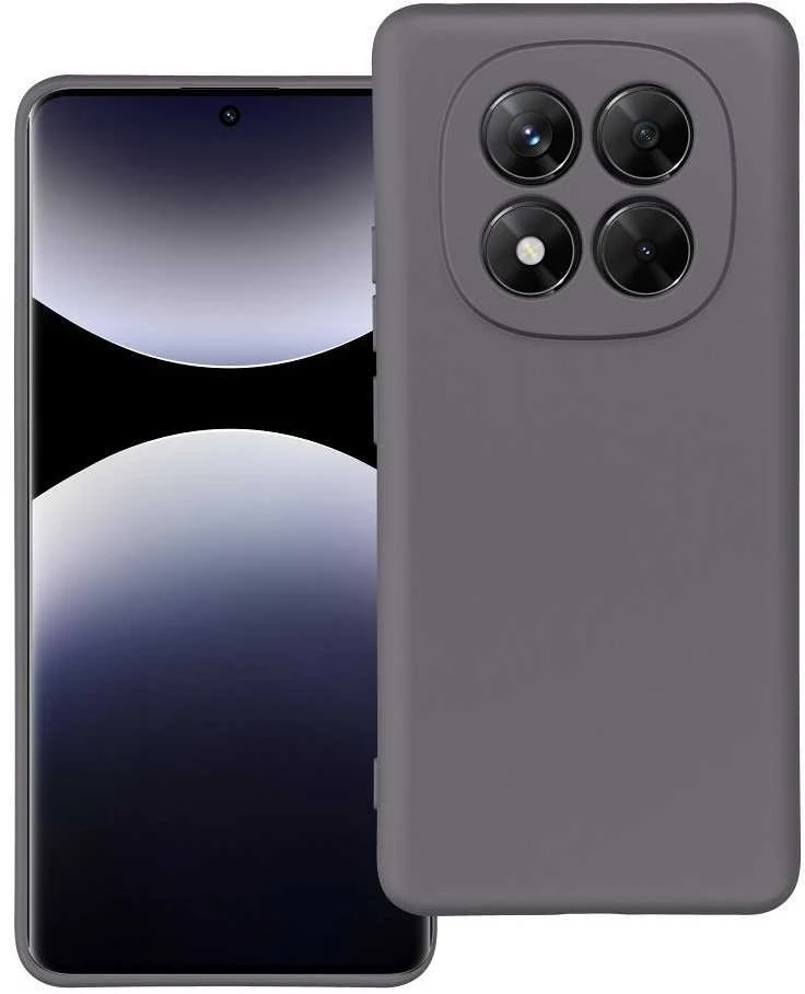 Oem METALLIC Dėklas skirtas Xiaomi Redmi Note 14 Pro Plus 5G pilkos spalvos