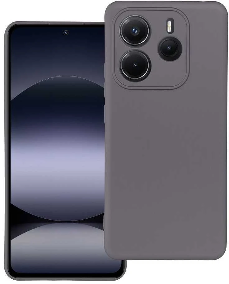 Oem METALLIC Dėklas skirtas Xiaomi Redmi Note 14 5G pilkos spalvos