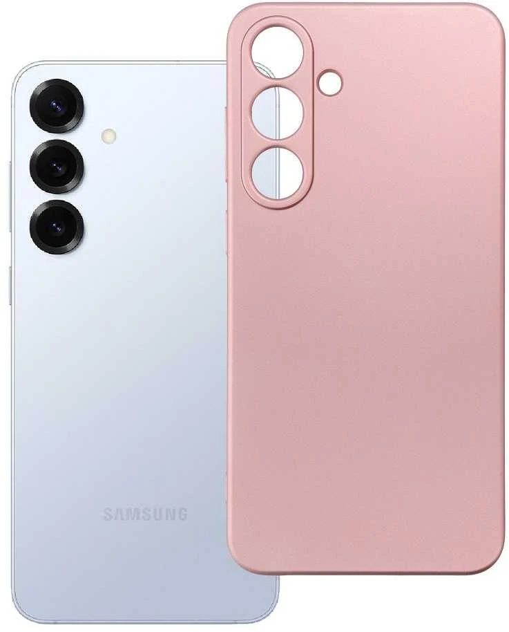 Oem METALLIC Dėklas skirtas Samsung Galaxy S25 Plus rožinės spalvos