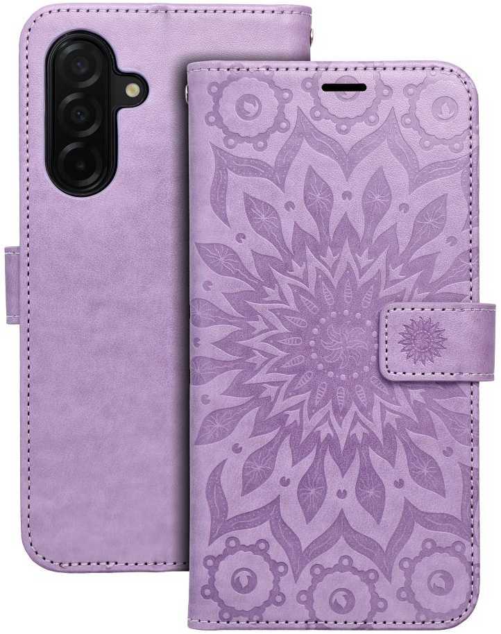 Oem MEZZO atverčiamas dėklas SAMSUNG A56 5G mandala violetinė