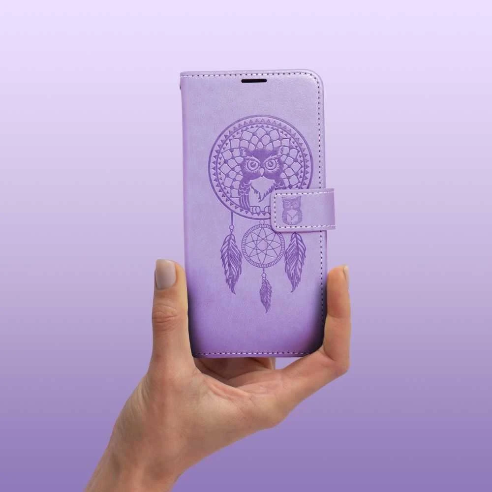 Oem MEZZO atverčiamas dėklas, skirtas SAMSUNG A17 Dreamcatcher, violetinis