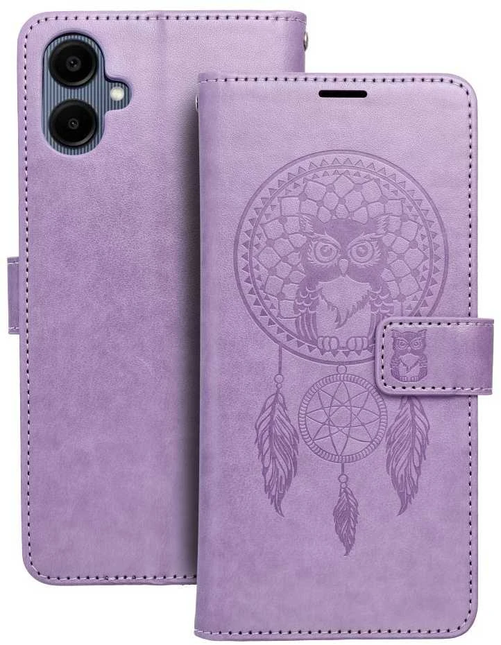 Forcell Oem MEZZO Book dėklas skirtas Samsung Galaxy A06 dreamcatcher violetinės spalvos