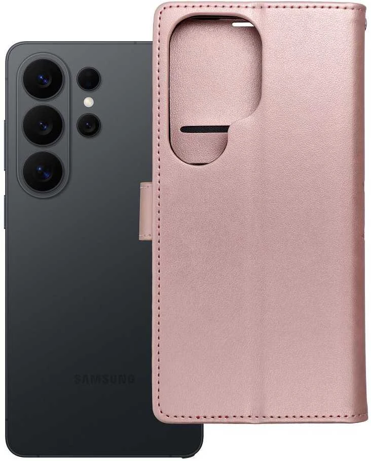Oem Dėklas su klapką na Samsung S26 ULTRA Mezzo Book mandala auksinė róż