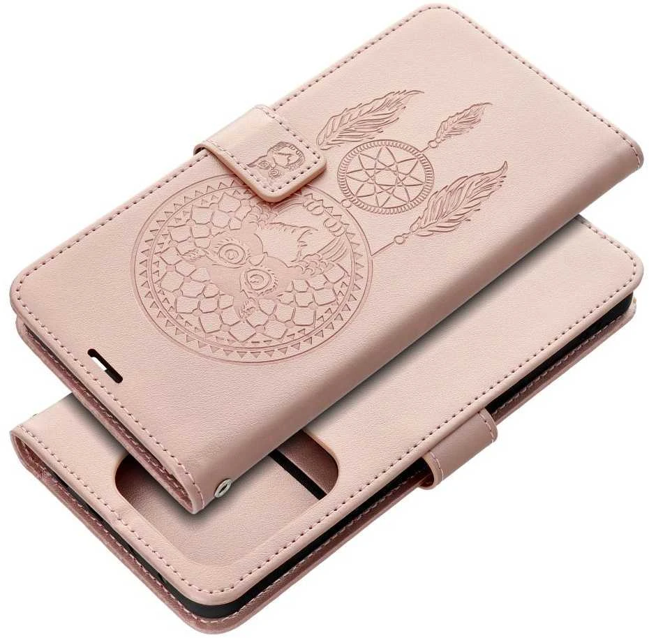 Oem MEZZO Book dėklas skirtas Xiaomi Redmi Note 14 4G (GLOBAL - 164,84mm x 78,15mm x 8,16mm) teddy bear rose auksinis