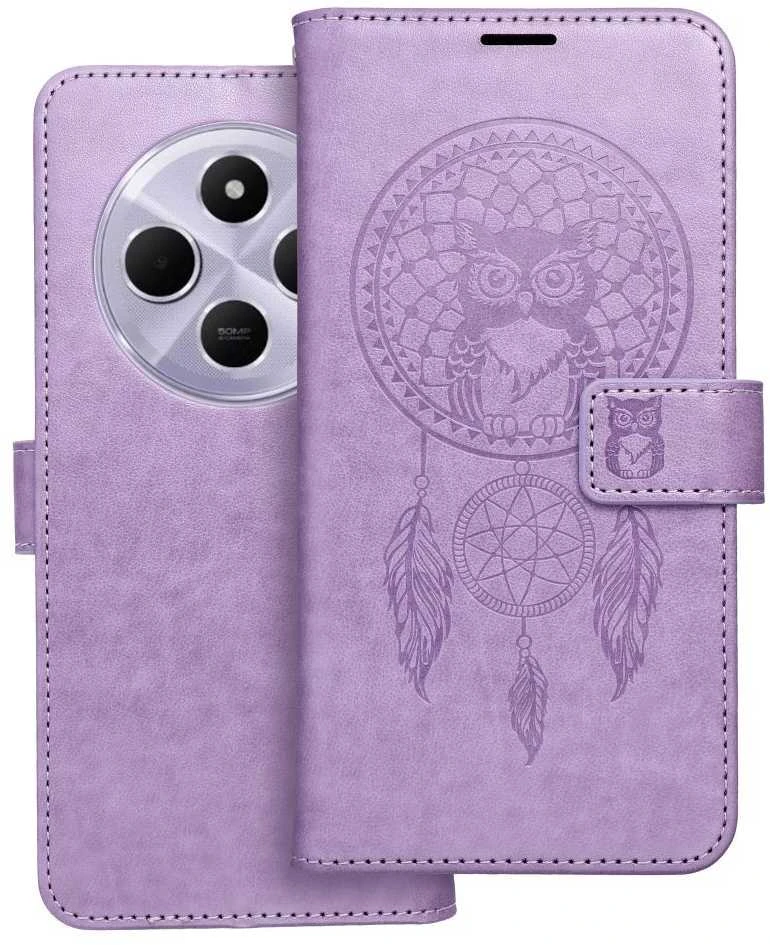 Oem MEZZO Book dėklas skirtas Xiaomi Redmi 14C dreamcatcher violetinės spalvos