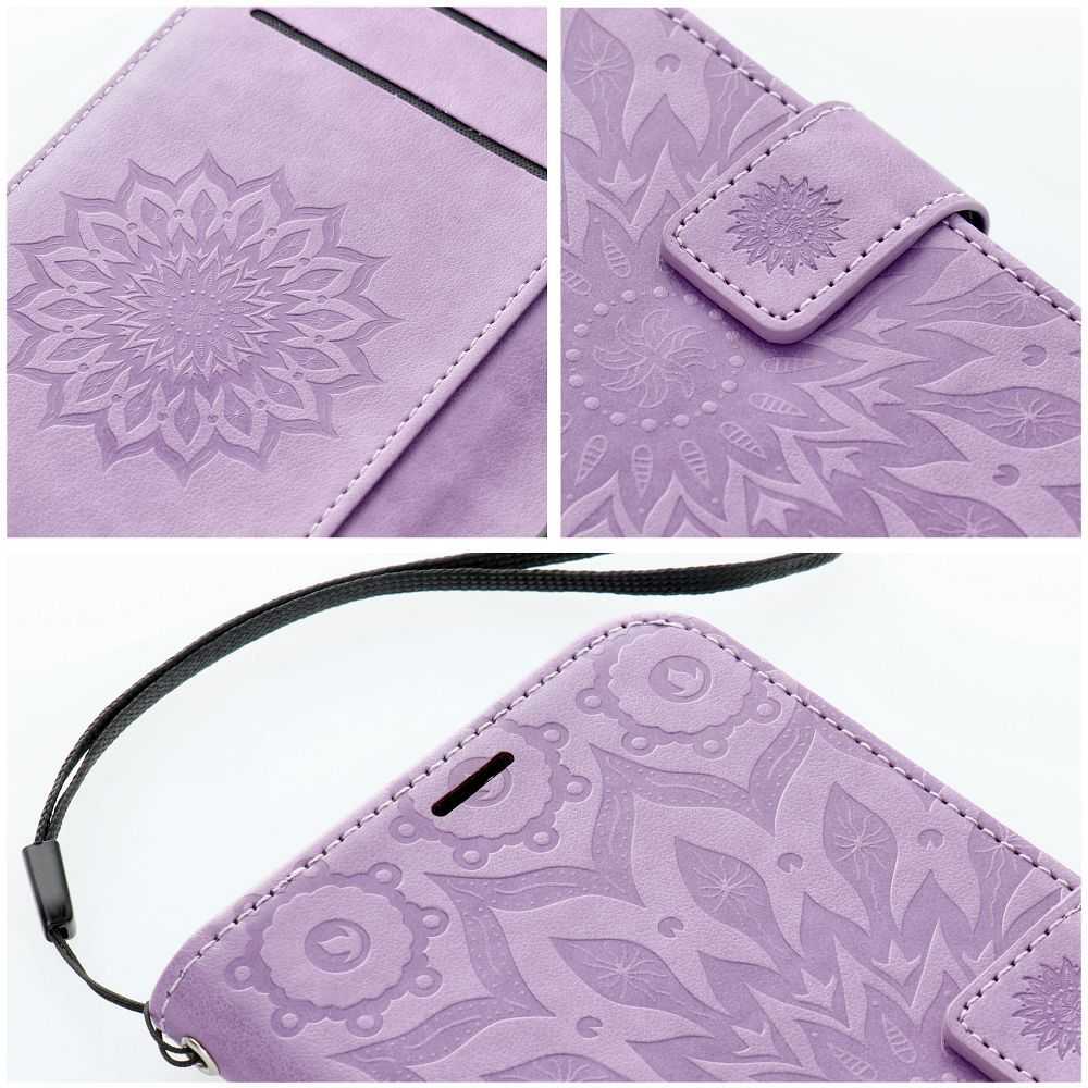 Oem Dėklas su klapką na Xiaomi Redmi NOTE 15 PRO 5G Mezzo Book mandala violetinė