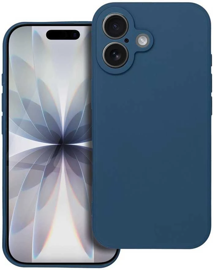 OEM dėklas, skirtas iPhone 17, minkštas, tamsus, mėlynas