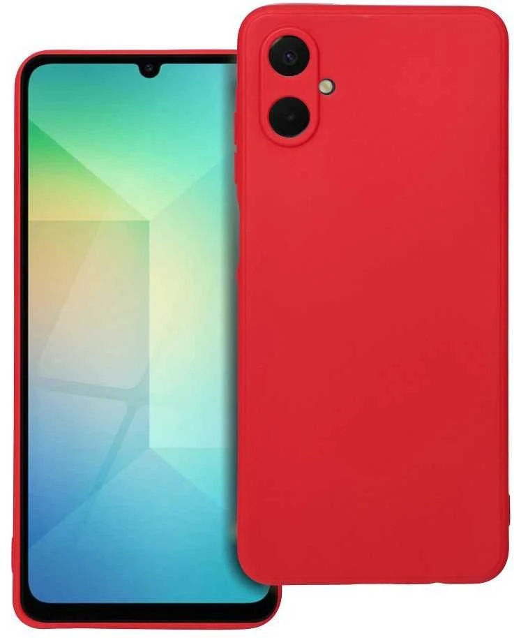 Oem SOFT dėklas skirtas Samsung Galaxy A06 5G raudonos spalvos