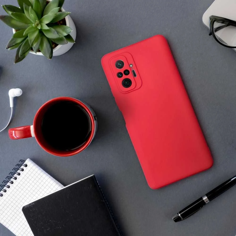 Oem MINKŠTAS dėklas XIAOMI Redmi 15 4G / 15 5G (171,1 mm) raudonas
