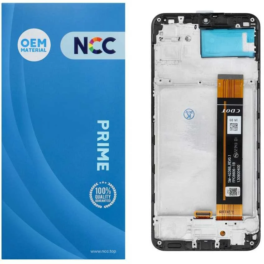 NCC LCD ekranas, skirtas SAMSUNG A23 5G A236 B/U/E OEM su rėmeliu