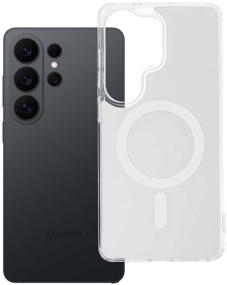 Oem Atkreipkite dėmesį, kad „Samsung S26 ULTRA Clear Fusion Mag“ dėklas suderinamas su „MagSafe“ dėklu.