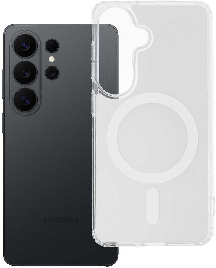 Oem Atkreipkite dėmesį, kad „Samsung S26 Clear Fusion Mag Cover“ dėklas suderinamas su „MagSafe“ dėklu.