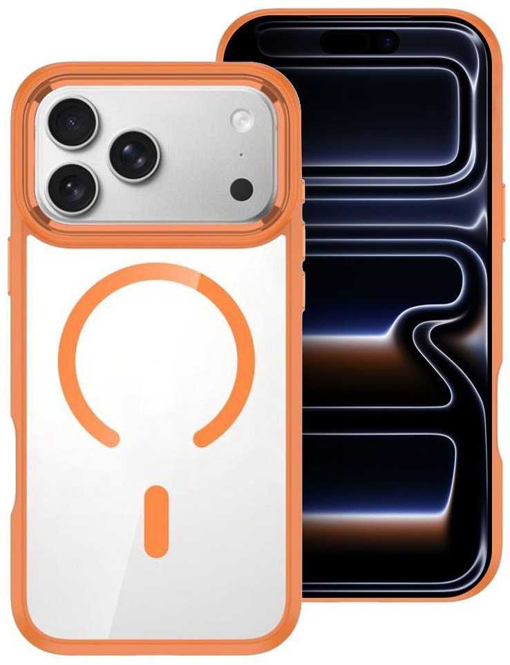 Dėklas ROAR futerał MAG BUMPER kompatybilny su MagSafe do SAMSUNG S26 Ultra oranžinė