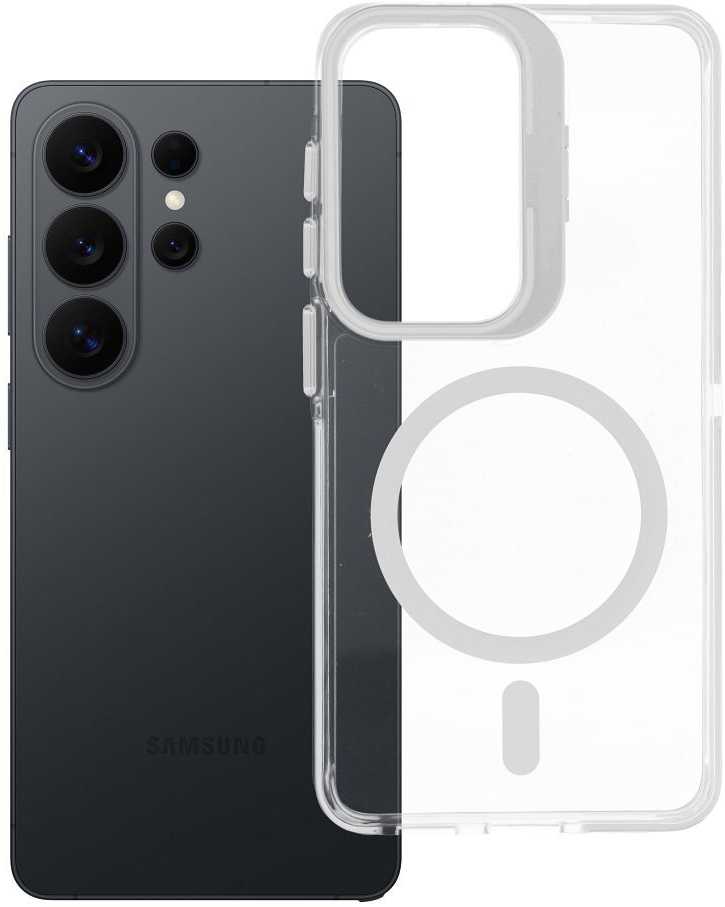 Oem Dėklas na Samsung S26 Lens Mag Cover zgodne su MagSafe balta