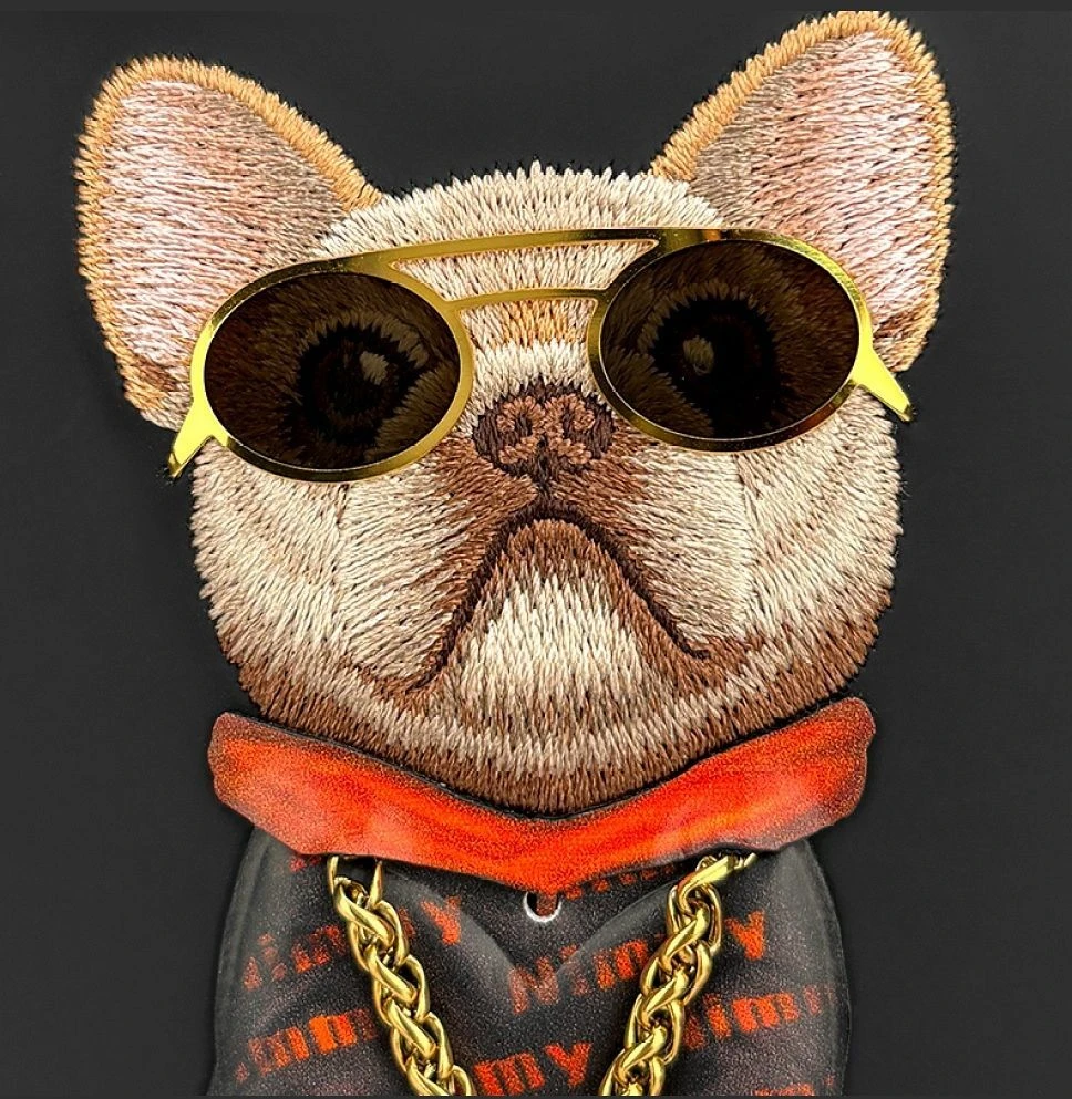 Dėklas Nimmy Glasses Cool Dog for Samsung Galaxy S26 Ultra juodas