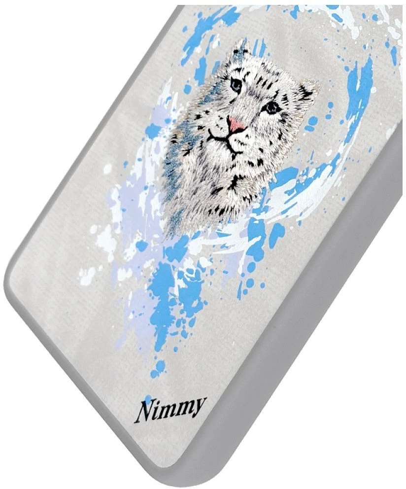 Dėklas Nimmy Pantera MagSafe do Samsung Galaxy S26 Ultra šviesiai pilkas