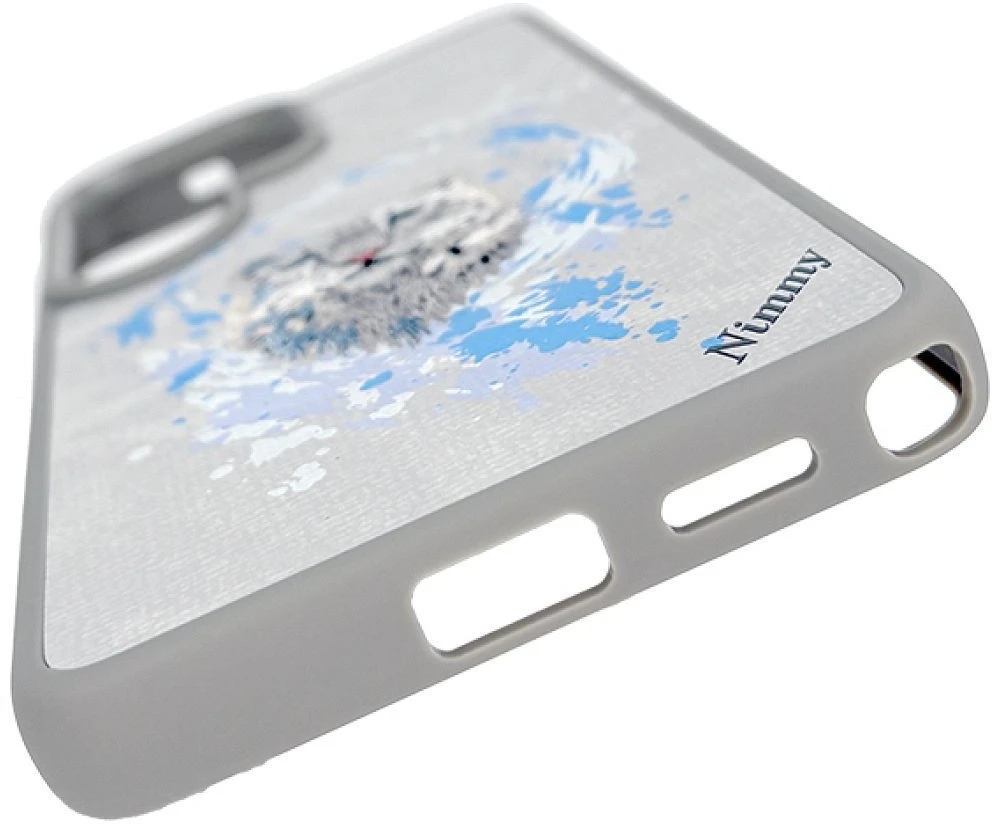 Dėklas Nimmy Pantera MagSafe do Samsung Galaxy S26 Ultra šviesiai pilkas