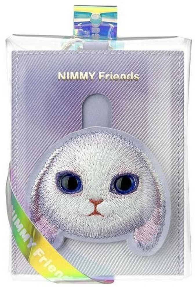 Dėklas Nimmy card wallet violetinės spalvos Big Eyed Pet 2.0 Rabbit