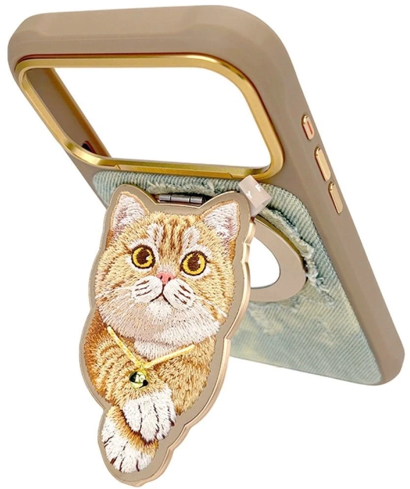 NIMMY magnetic hanger DENIM FASHION GINGER CAT ruda