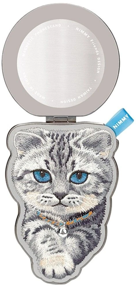NIMMY magnetic hanger DENIM FASHION BRITISH SHORTHAIR CAT pilkas