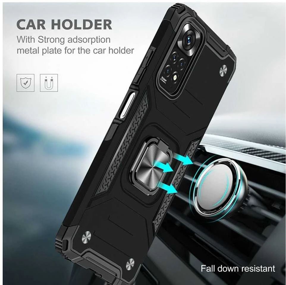 Oem NITRO dėklas, skirtas SAMSUNG A17, juodas