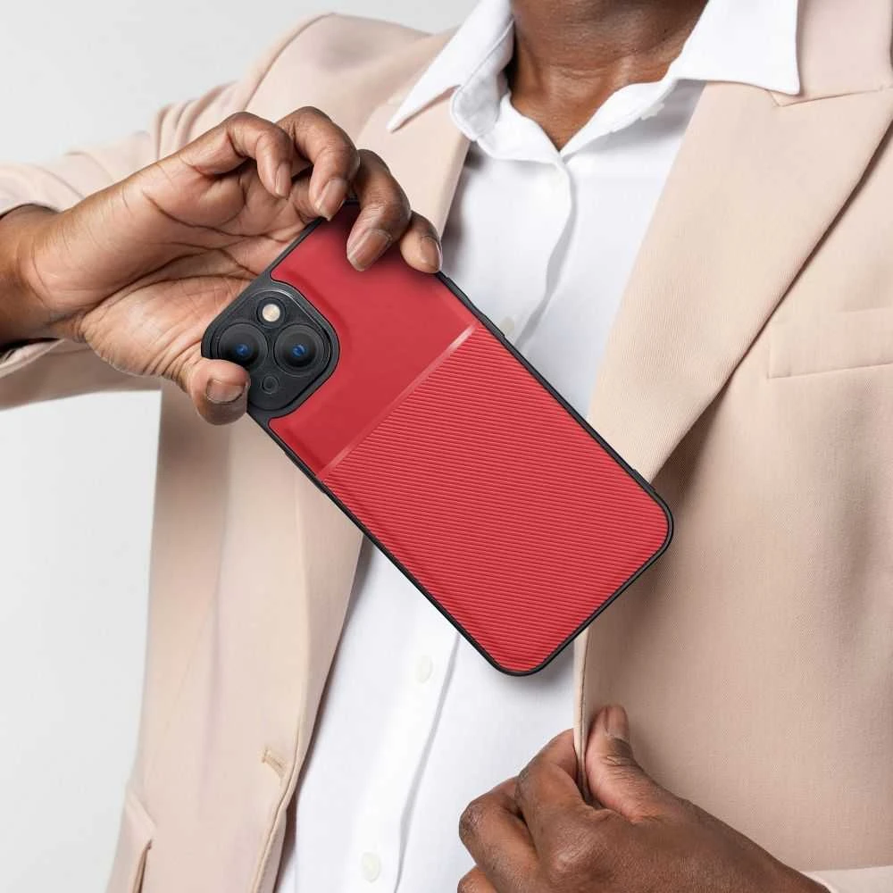 Oem NOBLE dėklas, skirtas XIAOMI Redmi 15 4G, raudonas