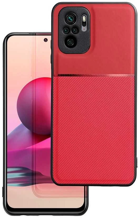 Oem NOBLE dėklas skirtas Xiaomi Redmi Note 14 4G (GLOBAL - 163,25mm x 76,55mm x 8,16mm) red