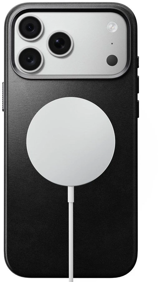 NOMAD odinis dėklas IPHONE 18 Pro Max/17 Pro Max, suderinamas su MagSafe (Traditional Odinis dėklas Horween Leather), juodas