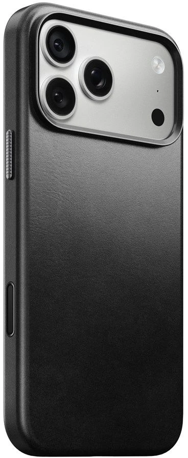 NOMAD odinis dėklas IPHONE 18 Pro Max/17 Pro Max, suderinamas su MagSafe (Traditional Odinis dėklas Horween Leather), juodas