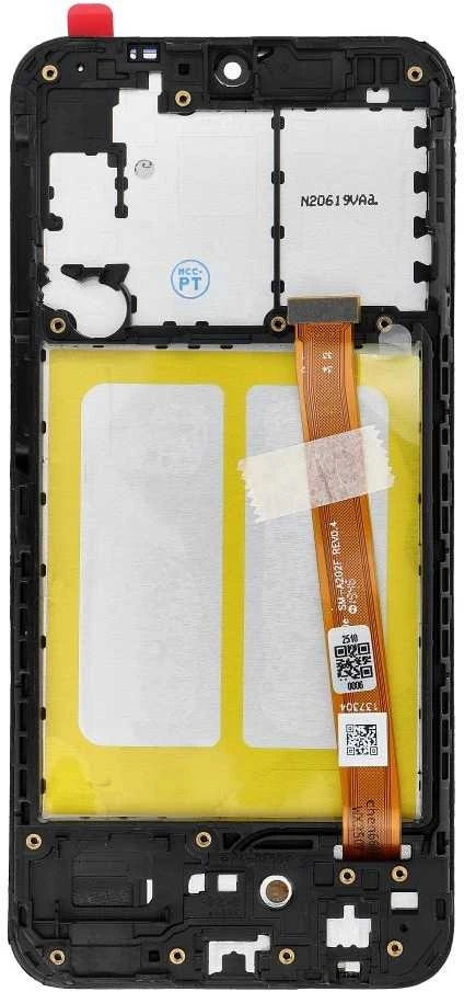 OG Originalus LCD ekranas, skirtas SAMSUNG A20E A202F OEM su rėmeliu
